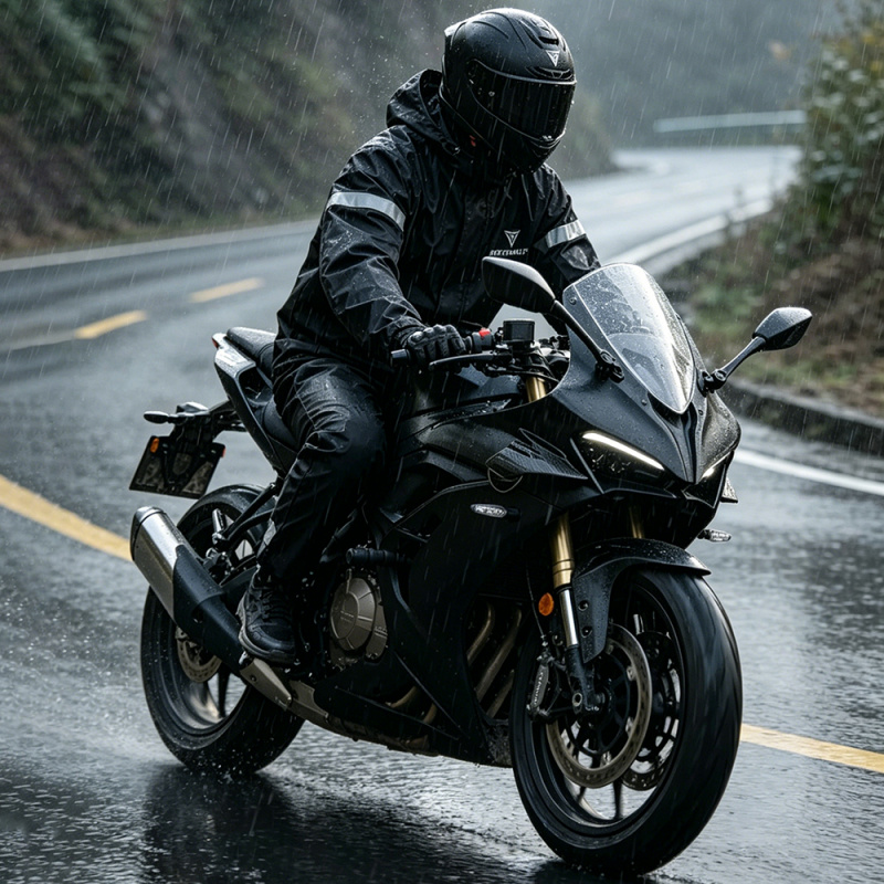Motorcycle Gear Full Suit - Erkekler Tam Vücut Motosiklet Yağmurluk Su
