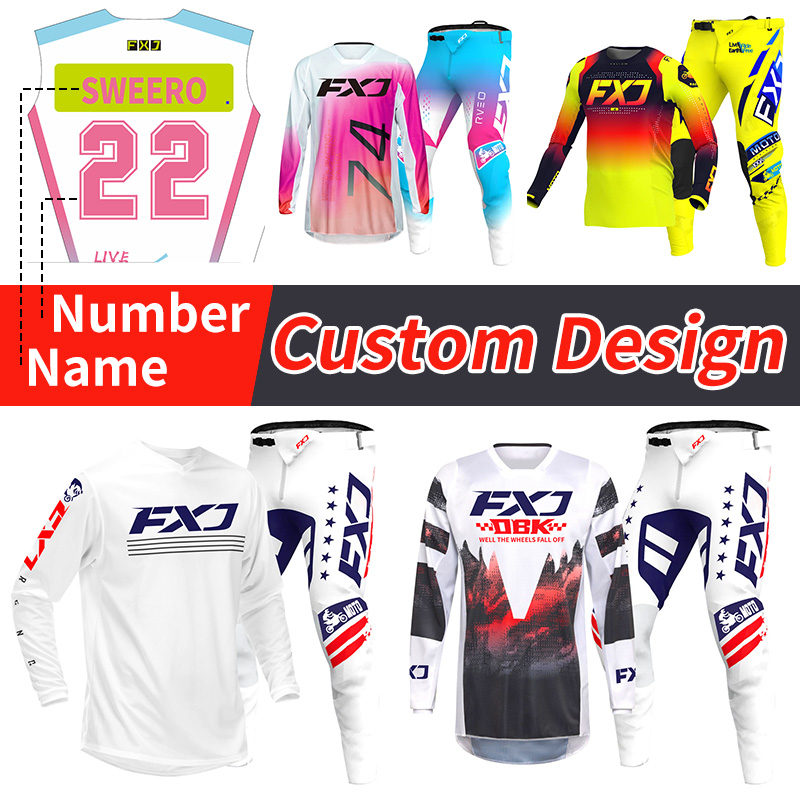 Motorcycle Gear Yellow - Off Road Motosiklet Forması ve Pantolon
