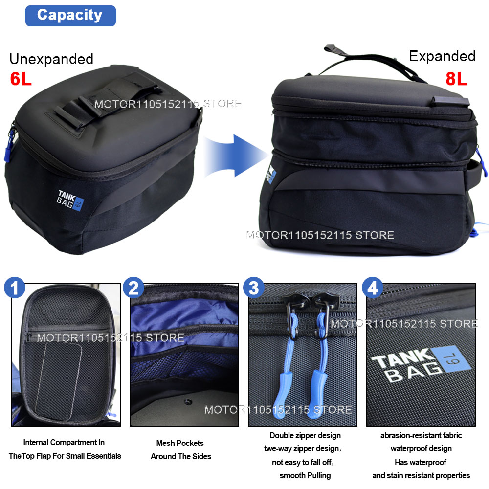 Yeni Suzuki V-Strom 650 1000 1 - Magnetic Tank Bag incelemesi ve fiyatı