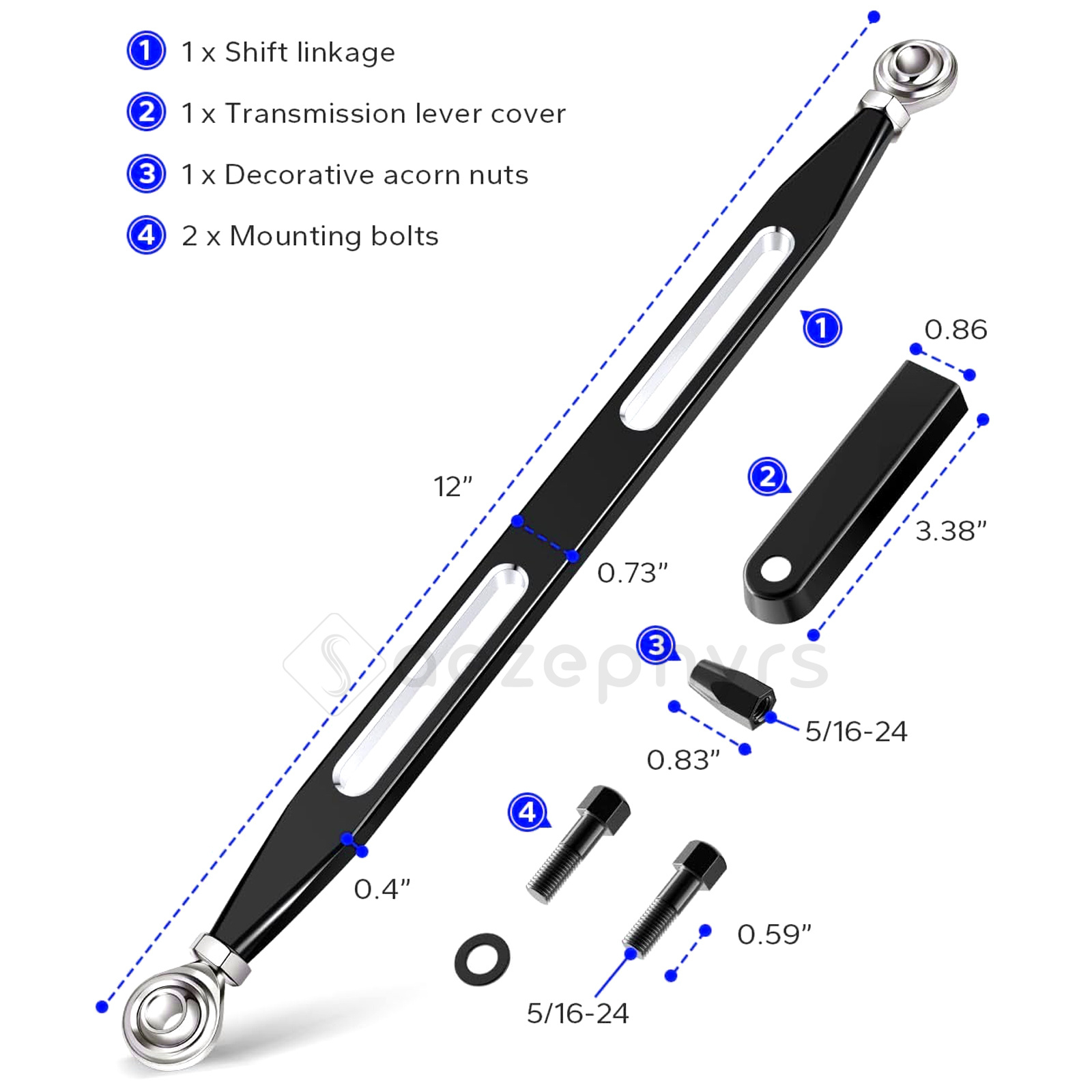 Motosiklet 330mm Alüminyum Vit - Motorcycle Gear Linkage Rod incelemesi ve fiyatı
