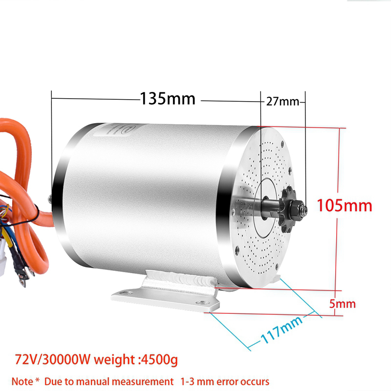 48V 72V 3000W 2000W Elektrikli - Motorcycle Gear Kit incelemesi ve fiyatı